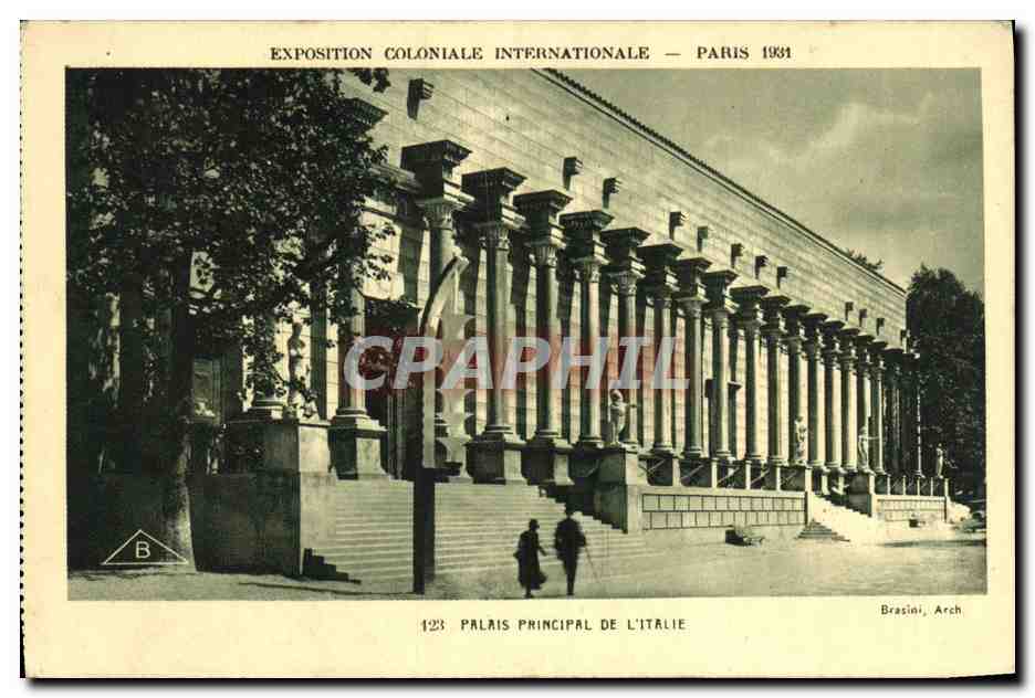 CPA Paris Palais Principal De L Italie Exposition coloniale internationale 1931