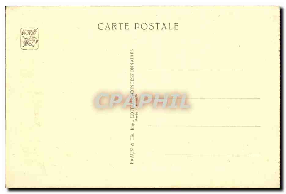 Palais de la Section Métropolitaine — Exposition Coloniale Internationale — Paris 1931 — Rückseite