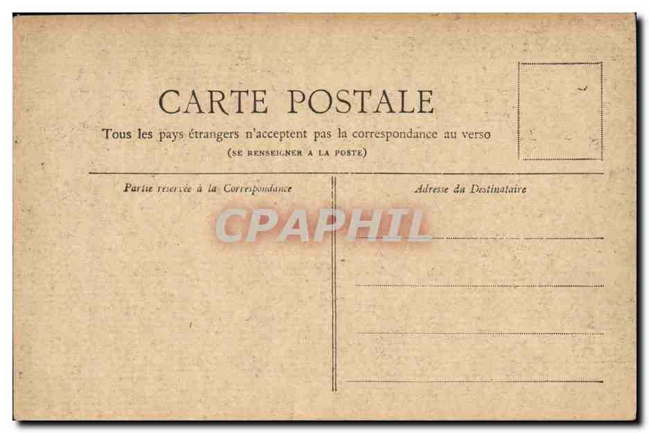 CPA Paris La Place du Theatre Francais — Verso