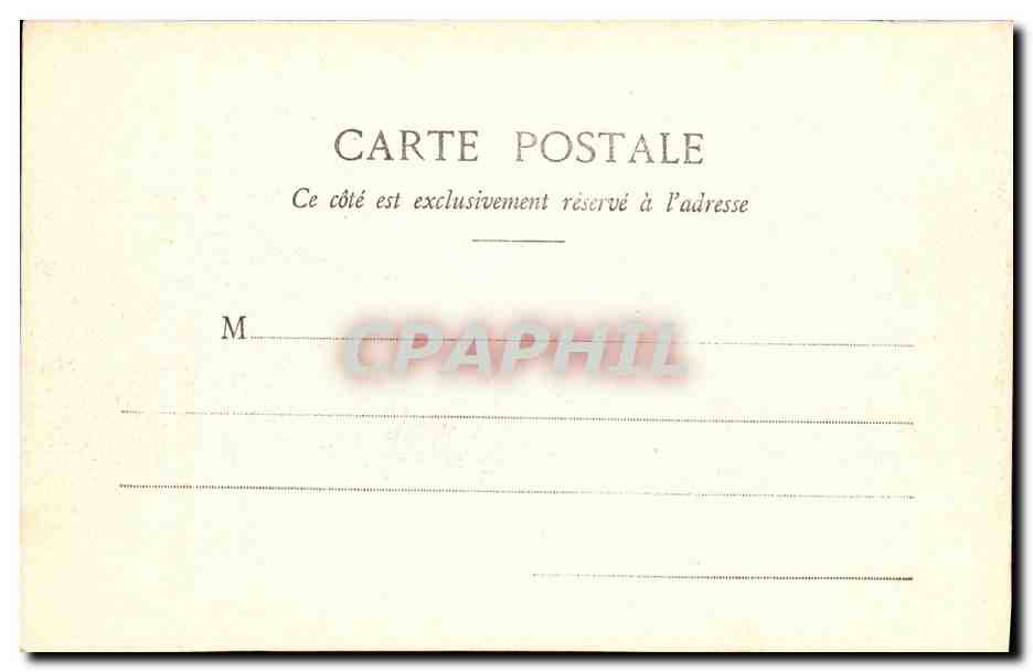 CPA Paris Conseil d Etat Place du Palais Royal — Verso