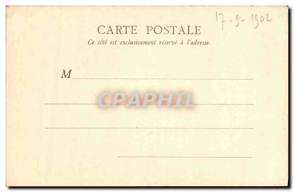 CPA Paris Bois de Boulogne Vue du Lac — Verso