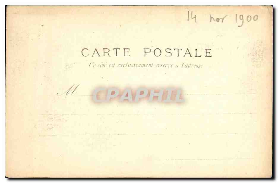 CPA Paris Bois de Boulogne Velo Caleches — Rückseite