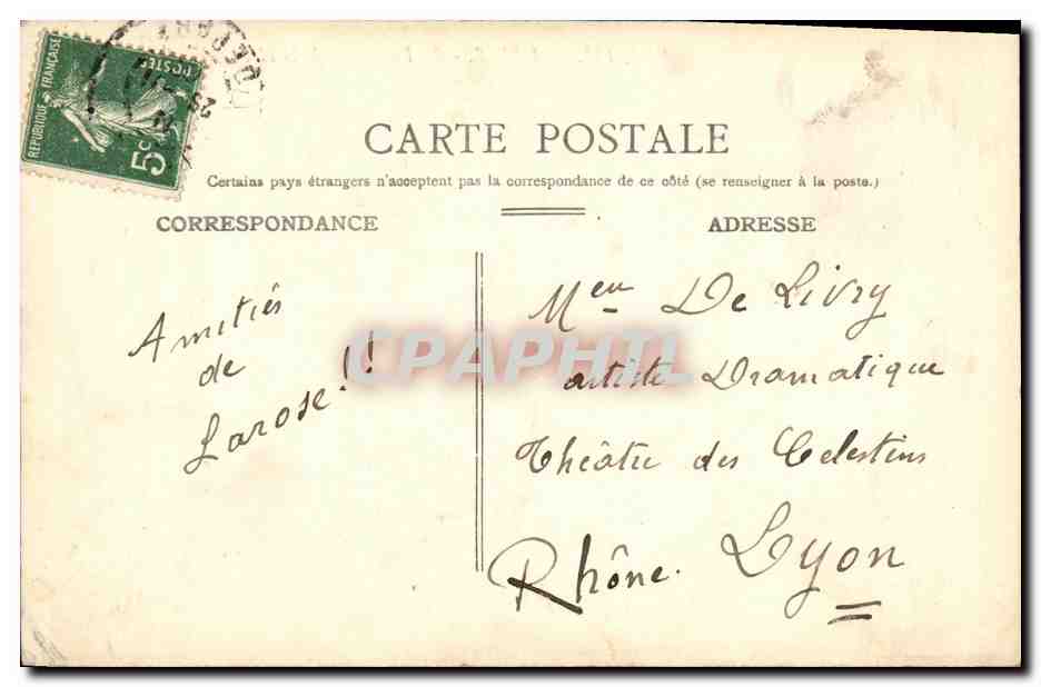 CPA Paris Le pont des Arts et l institut — Rückseite