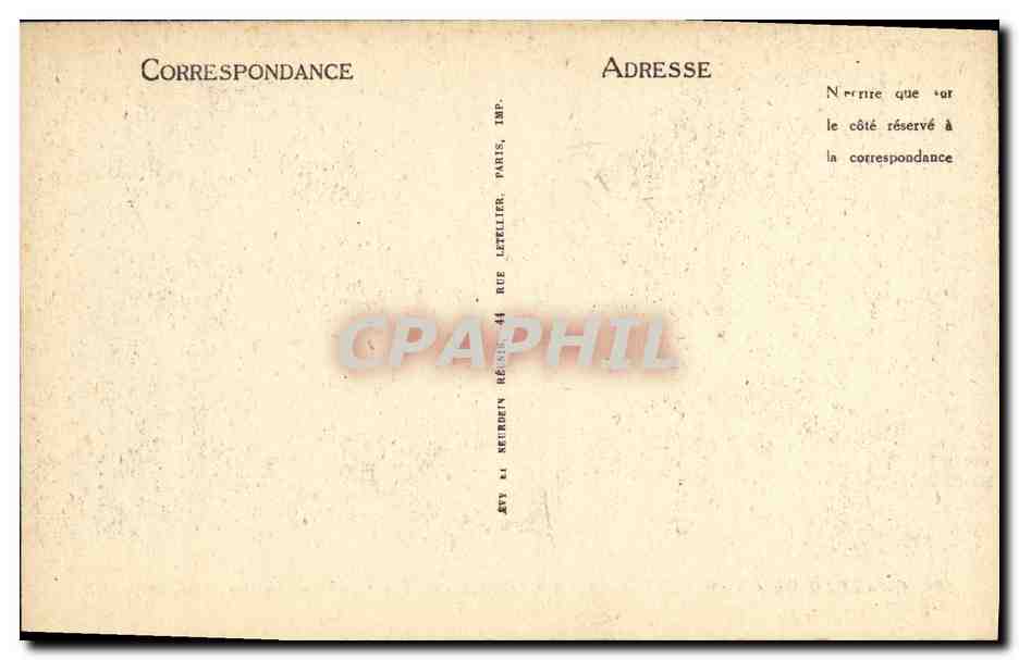 CPA Compiegne Le Chateau Salon de Musique  — Rückseite
