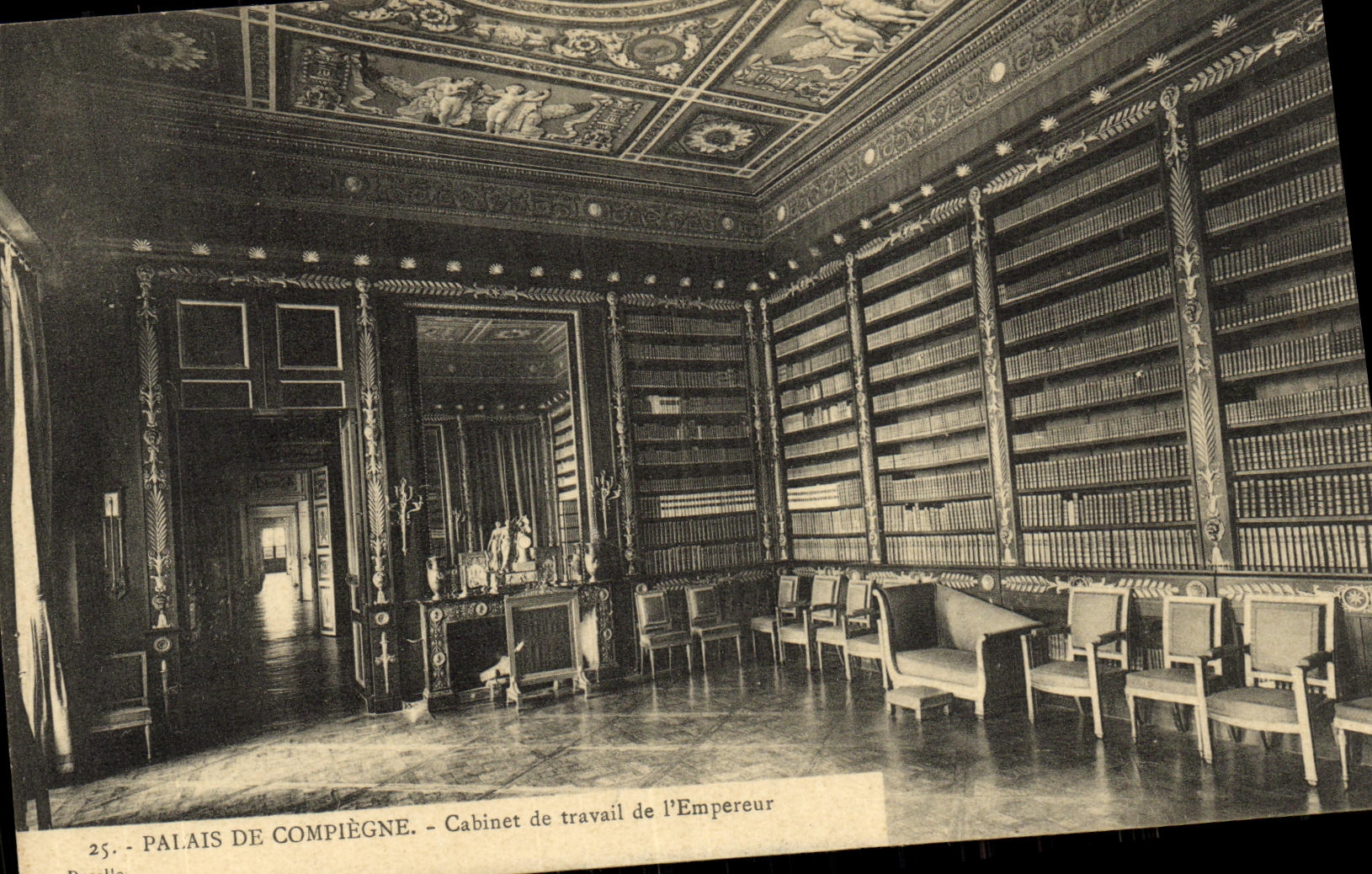 Palais de Compiègne - Cabinet de travail de l'Empereur