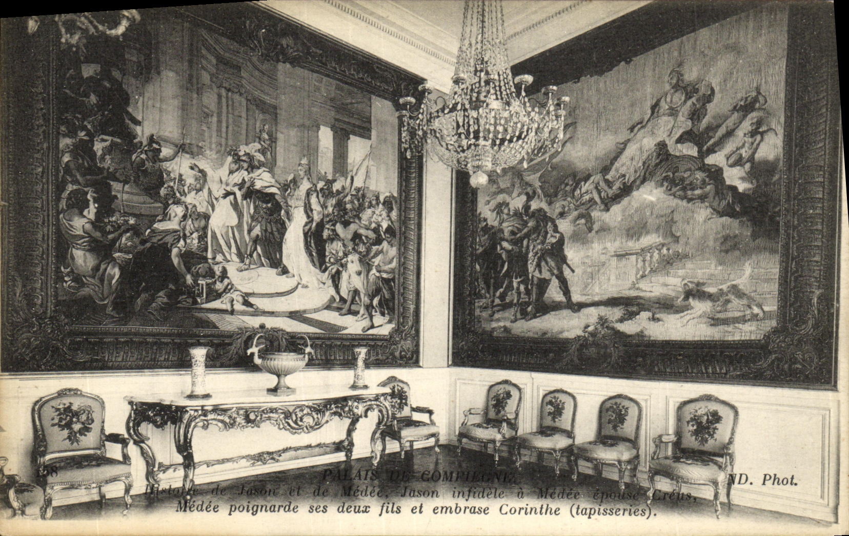 Palais de Compiegne — Tapisseries de la légende de Jason et Médée — ND. Phot.