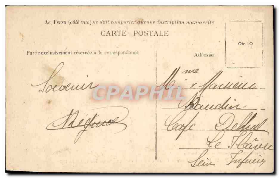 CPA Compiegne Foret de Clairiere de la Victoire 11 novembre 1918 La dalle Militaria  — Verso