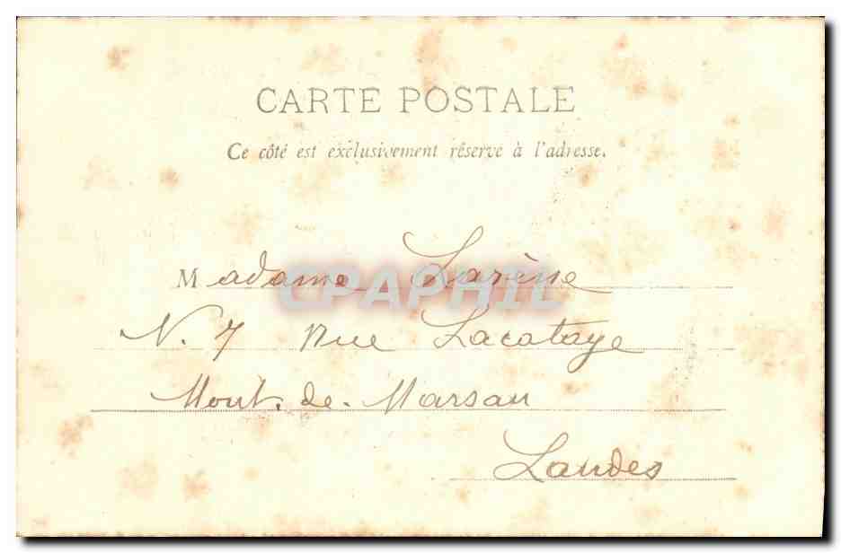 Compiègne - Le Château, Salle des Fêtes — éditeur Doessi, n°38 — Verso