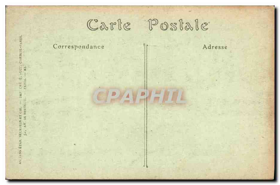 CPA Paris Le Palais de la Bourse — Rückseite