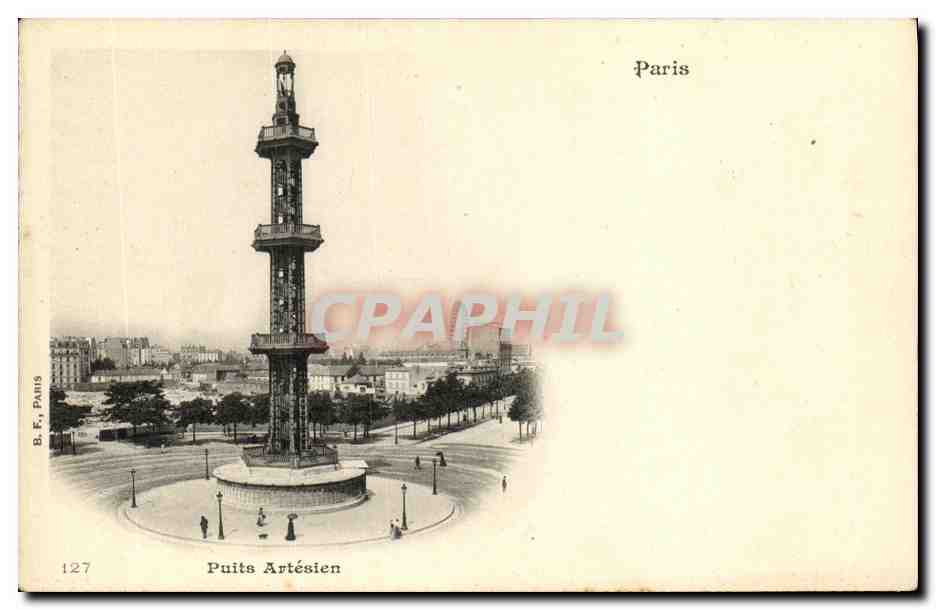 CPA Paris Puits Artesien