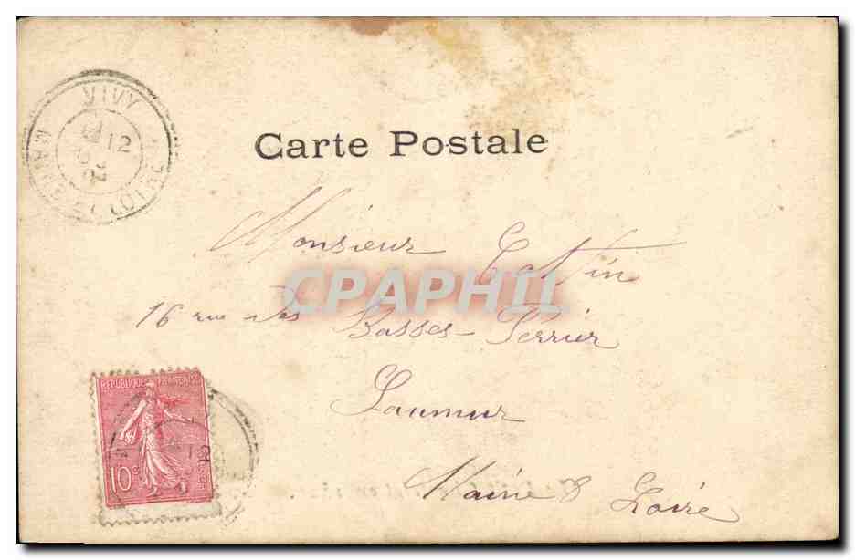 CPA Paris Le Petit Chastelet en 1520 — Verso
