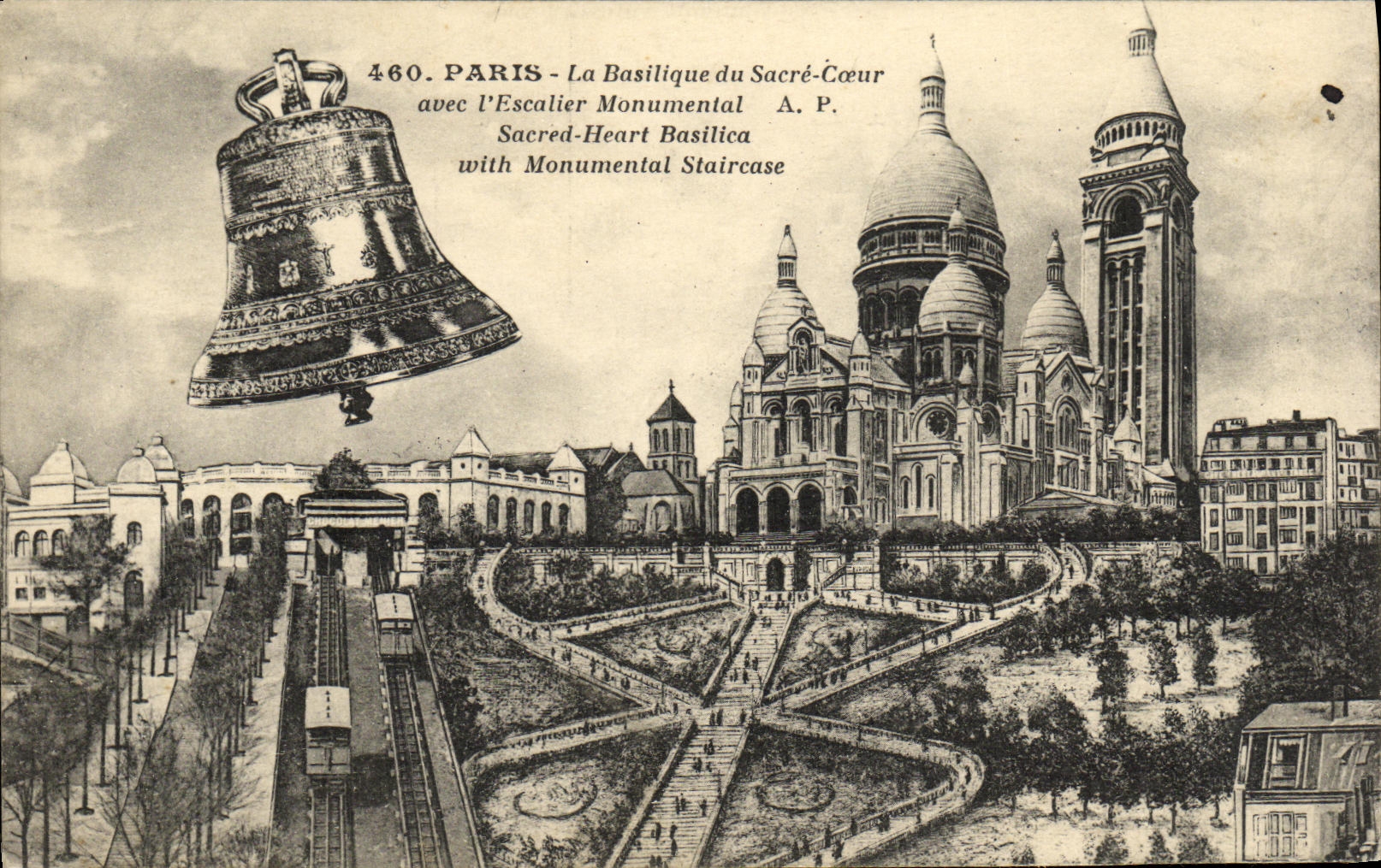 CPA Paris La Basilique du Sacre Coeur Montmartre 