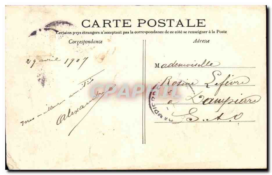 CPA Paris Port de la Tournelle et Abside Notre Dame — Rückseite