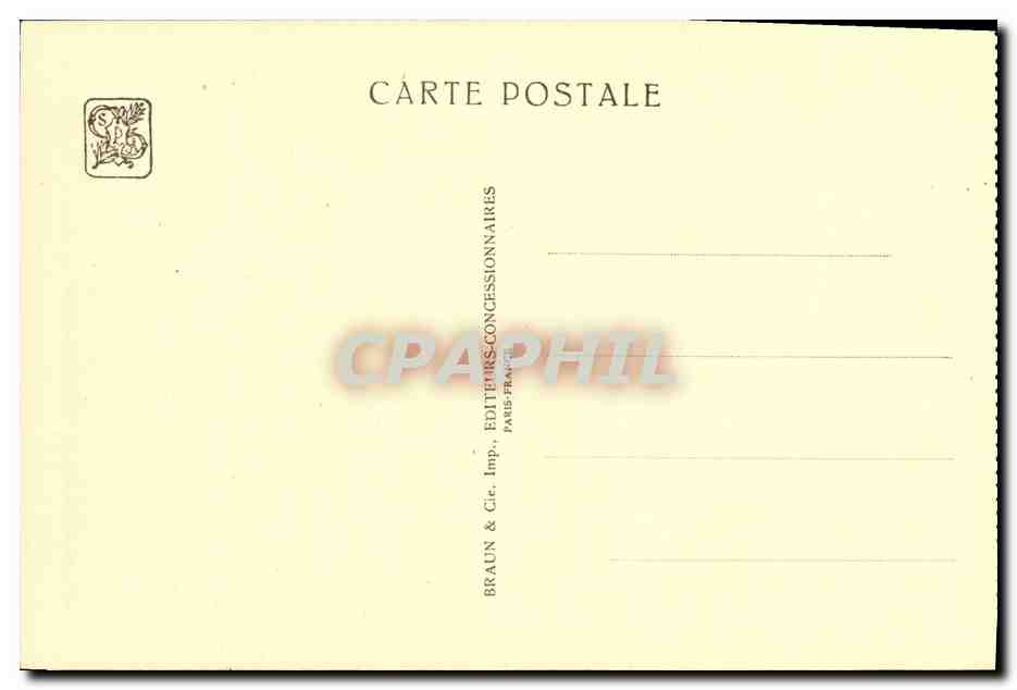 CPA Paris Exposition Coloniale Internationale 1931 Musee des colonies  — Rückseite