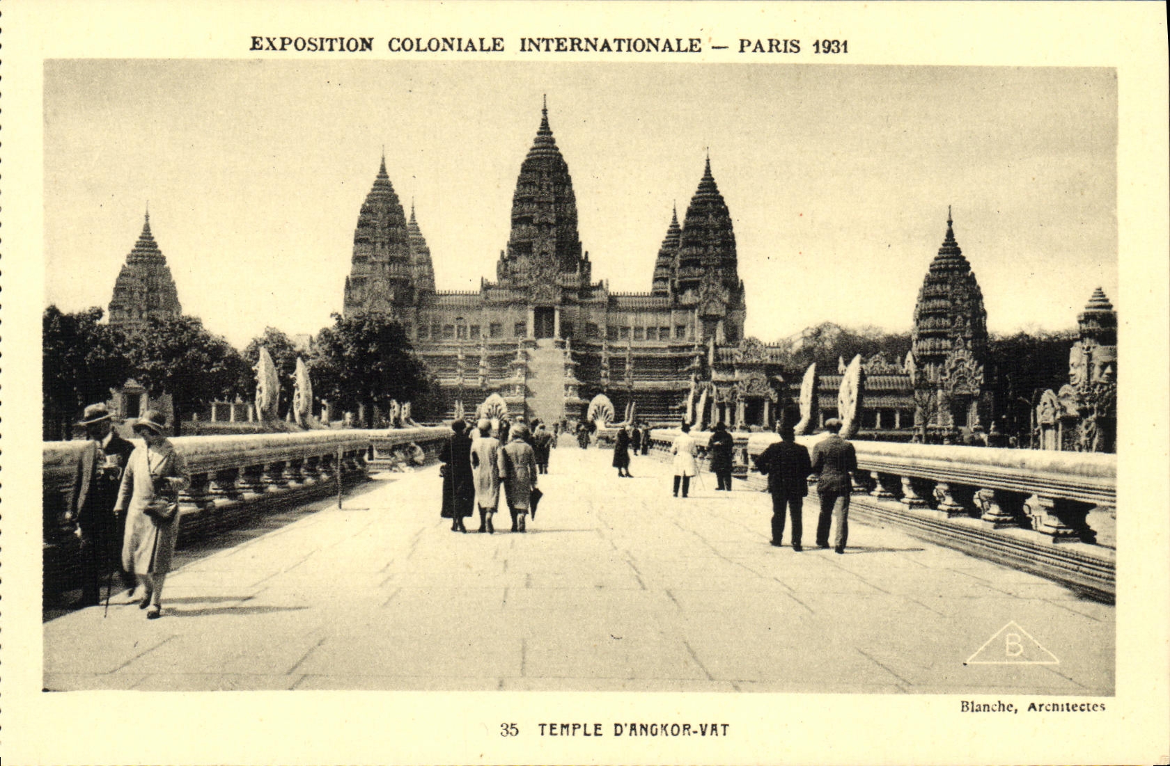CPA Paris Exposition Coloniale Internationale 1931 Temple d Angkor Vat