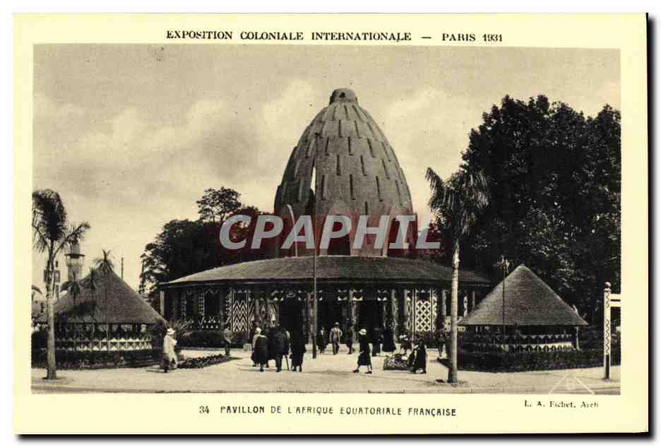 CPA Paris Exposition Coloniale Internationale 1931 Pavillon de l Afrique Equatoriale Francaise