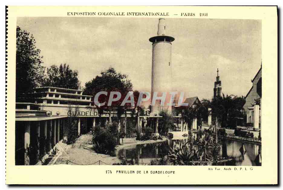 CPA Paris Exposition Coloniale Internationale Pavillon De la Guadeloupe