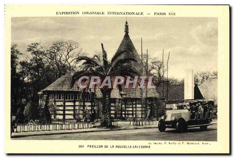 CPA Paris Exposition Coloniale Internationale 1931 Pavillon De la Nouvelle Caledonie