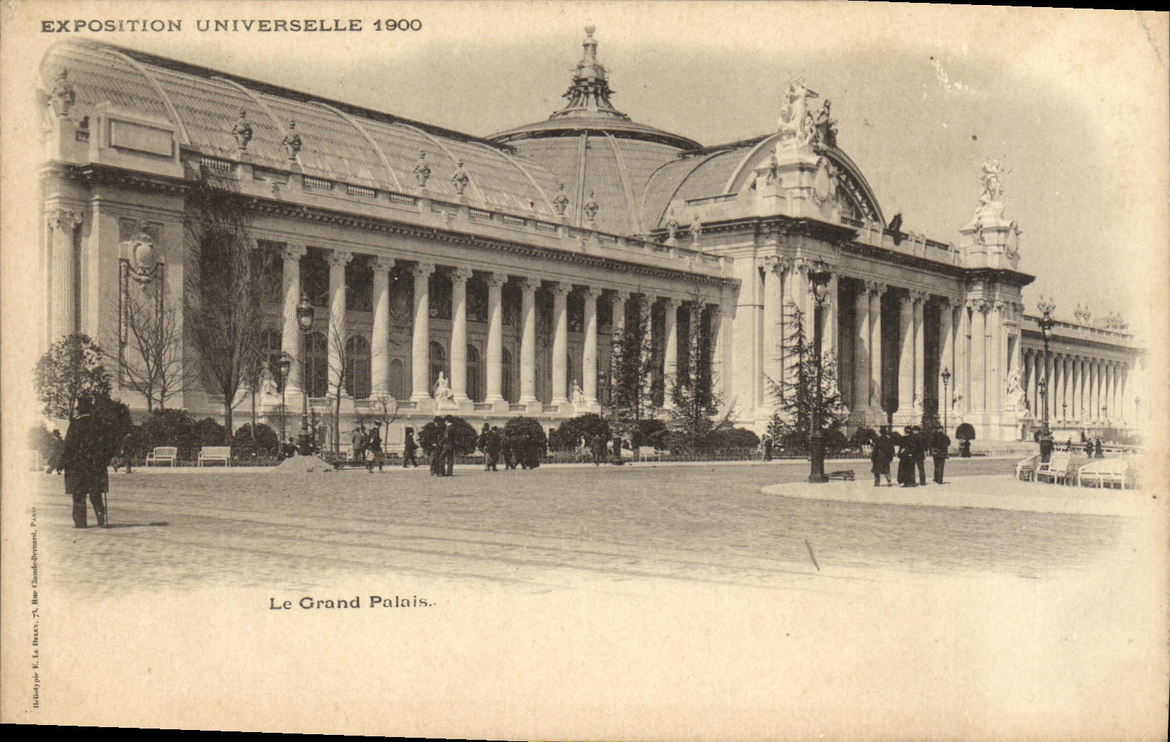 CPA Paris Exposition Universelle 1900 Le grand palais 