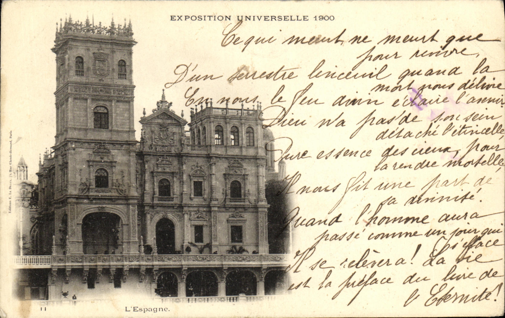 CPA Paris Exposition Universelle 1900 L Espagne 