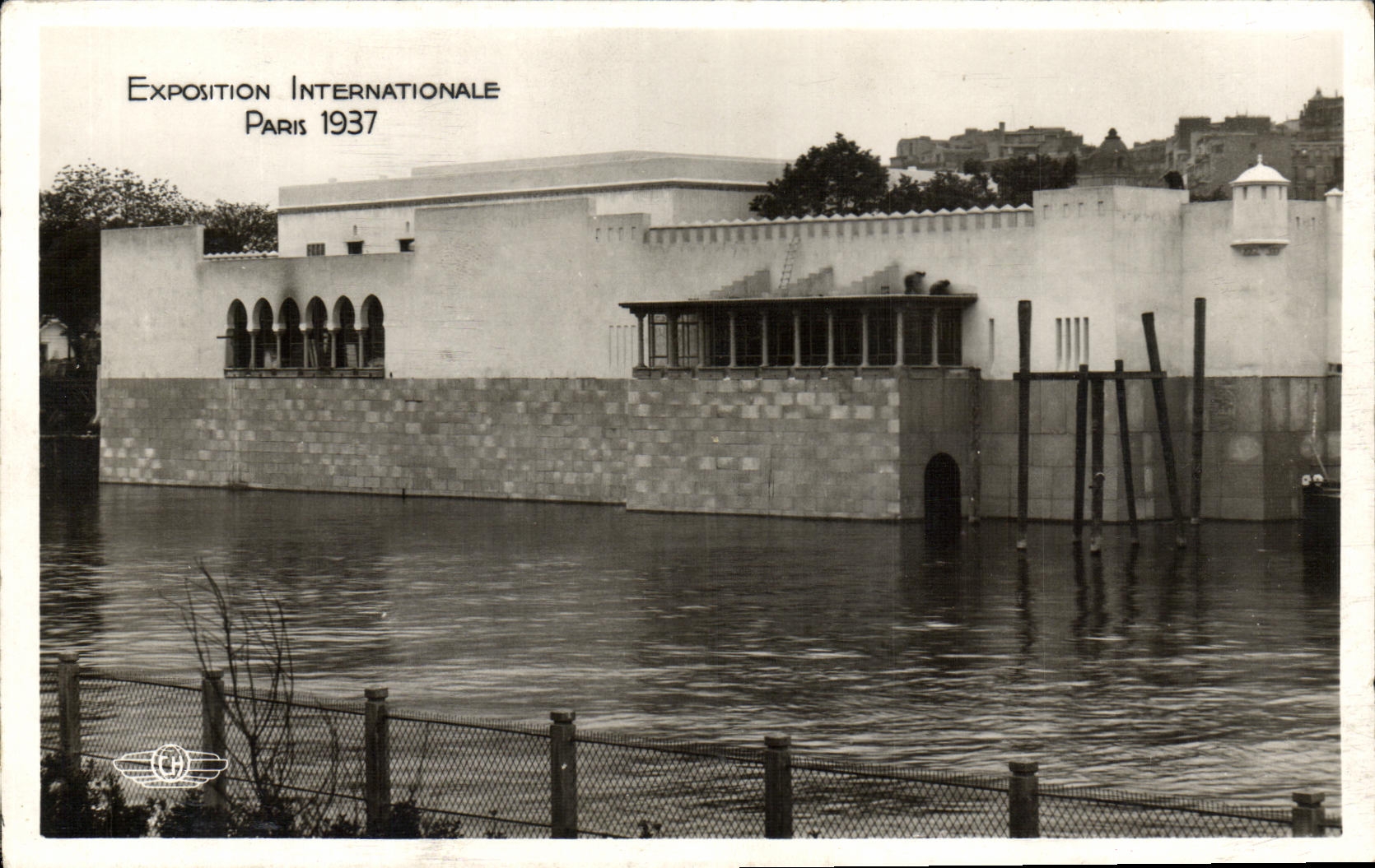 Pavillon de l'Algérie — Exposition Internationale Paris 1937 — H. Chipault, Concessionnaire