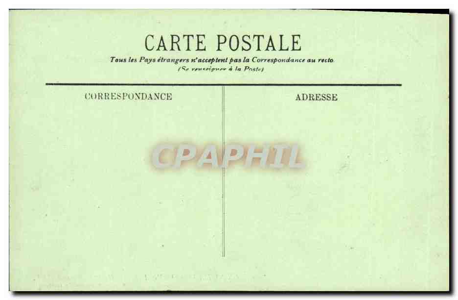 CPA Paris Exposition Coloniale Hutte Canaque — Verso