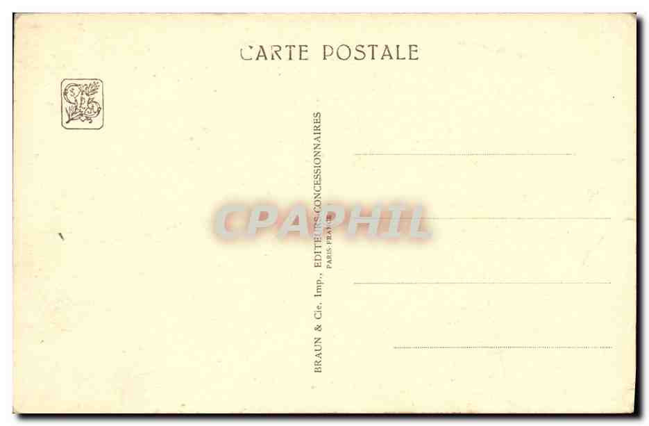 Antike Ansichtskarte Paris Exposition Coloniale Internationale 1931 Angkor Vat Facade principale — Rückseite