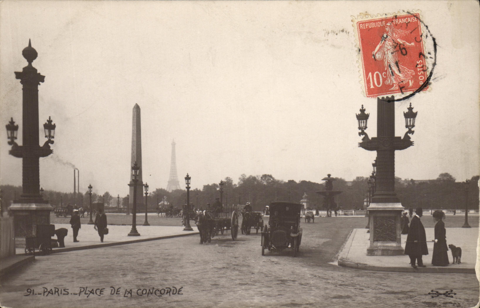 CPA Paris Place De Concorde