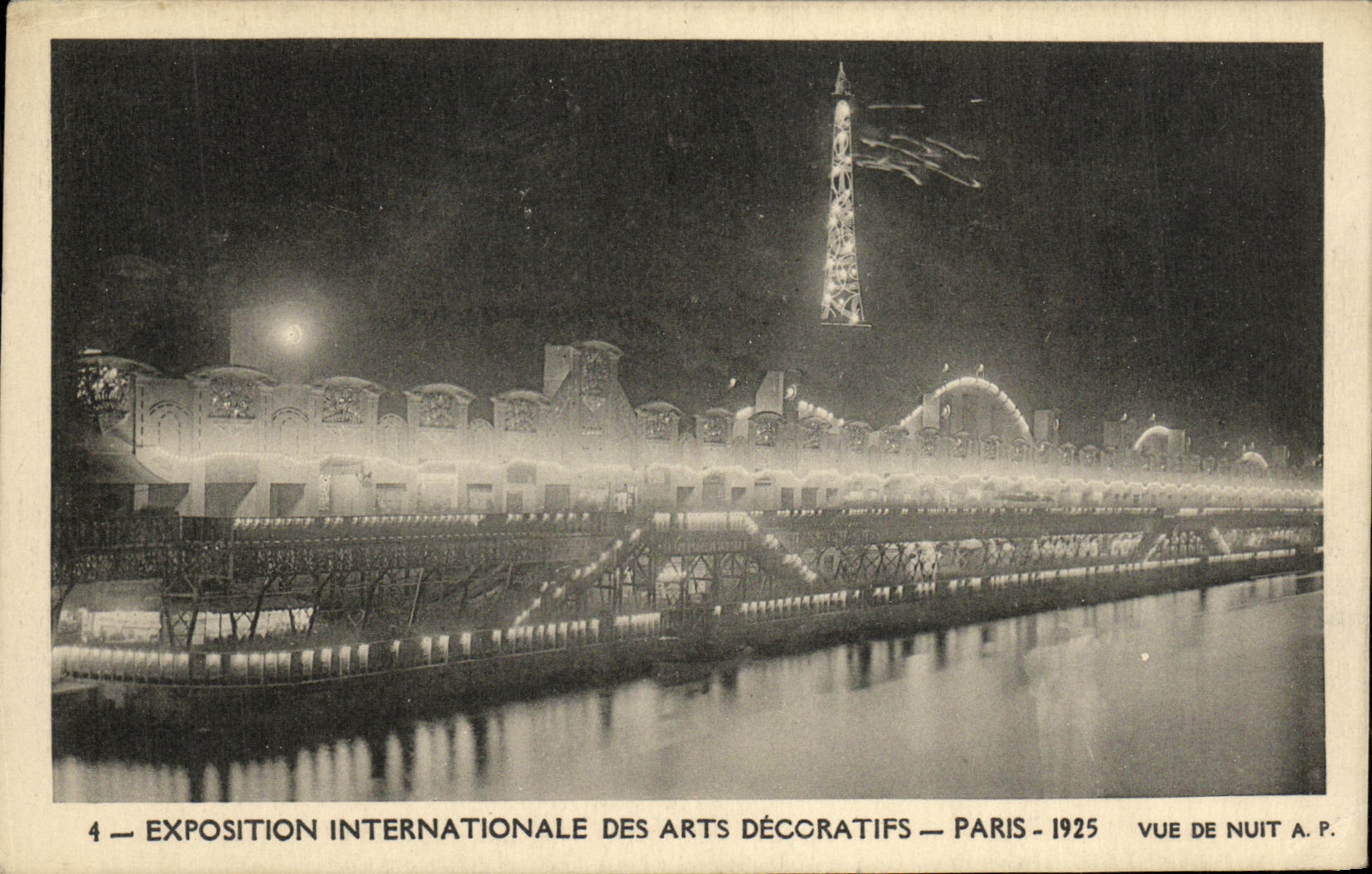 CPA Paris Exposition Internationale Des Arts Deccratifs Tour Eiffel 