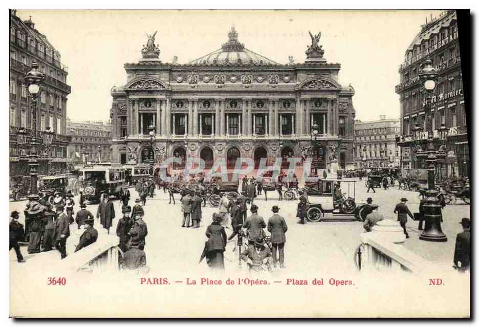 CPA Paris La Place de L Opera 