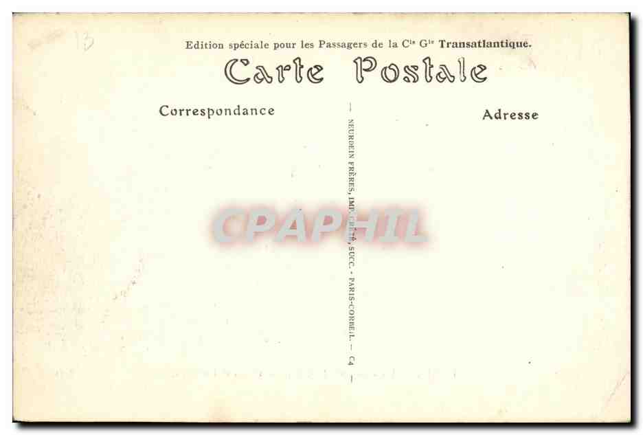 CPA Paris La Place de L Opera  — Rückseite