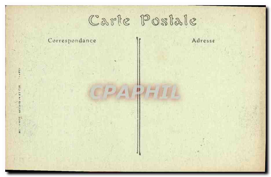 CPA Paris Parc des Buttes Chaumont Le Pont de Briques — Verso