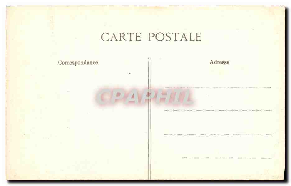 CPA Paris Notre Dame L Abside — Verso