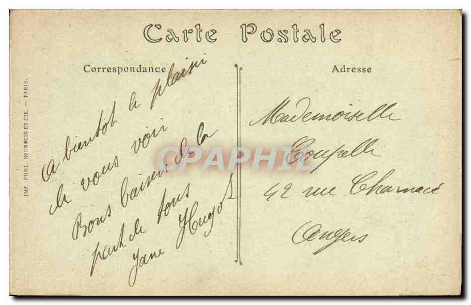 CPA Paris L Arc De Triomphe du Carrousel — Verso