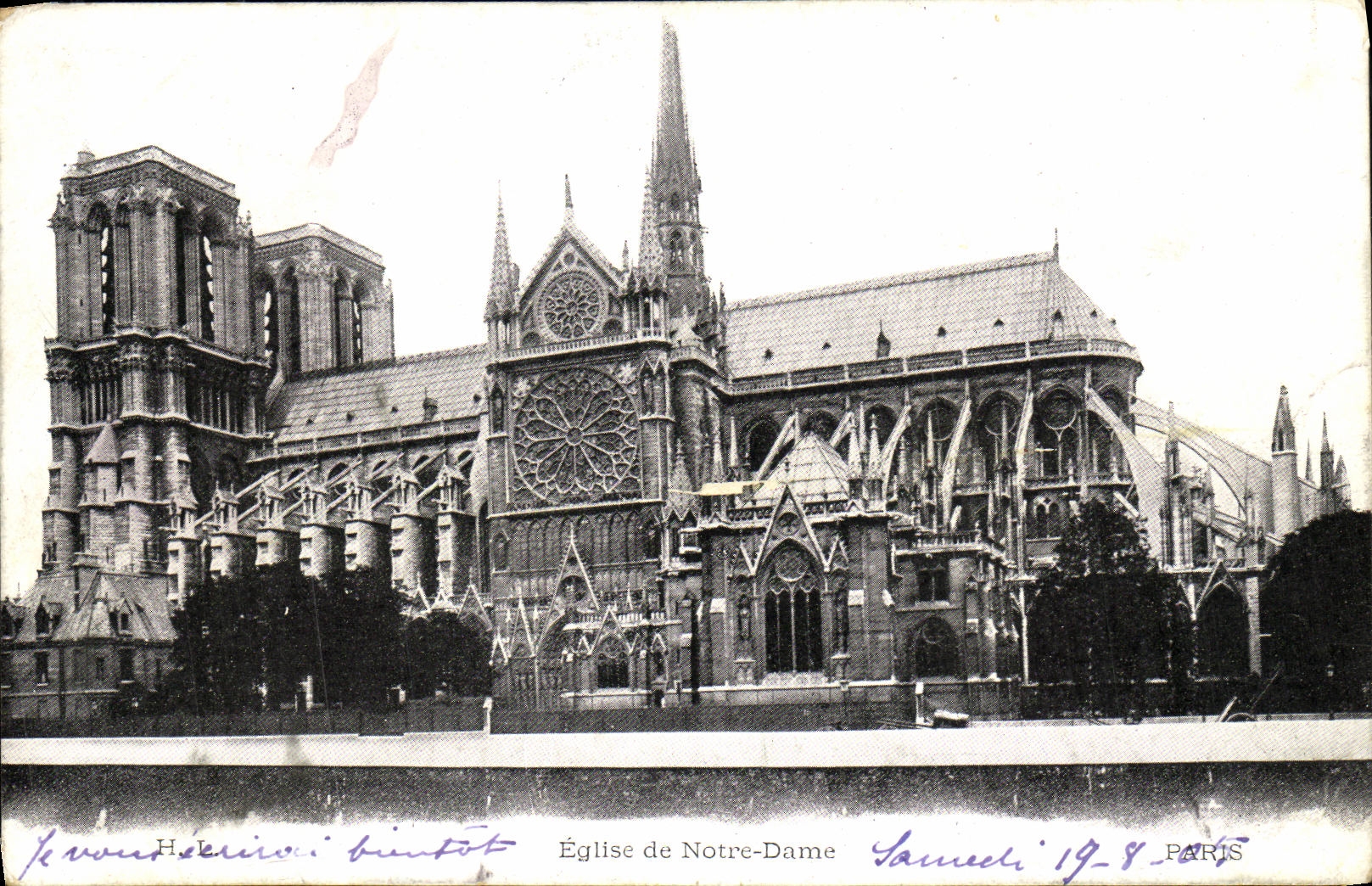 CPA Paris Eglise De Notre Dame 