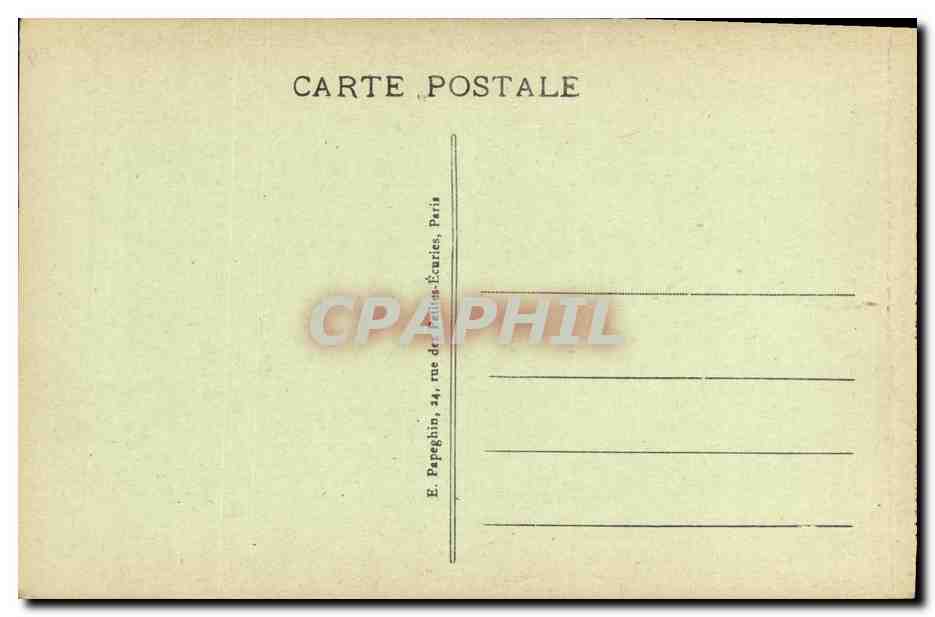 CPA Paris Notre Dame Cote Nord Rue du cloitre Notre Dame — Verso