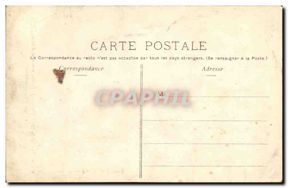 CPA Paris Ecuries de Marie Therese de Savoie comtesse d Artois Rue des Saints Peres — Verso