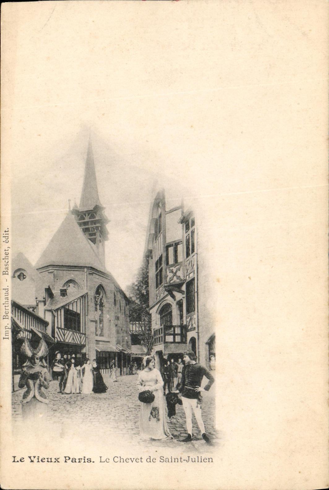 CPA Le Vieux Paris Le Chevet de Saint Julien 