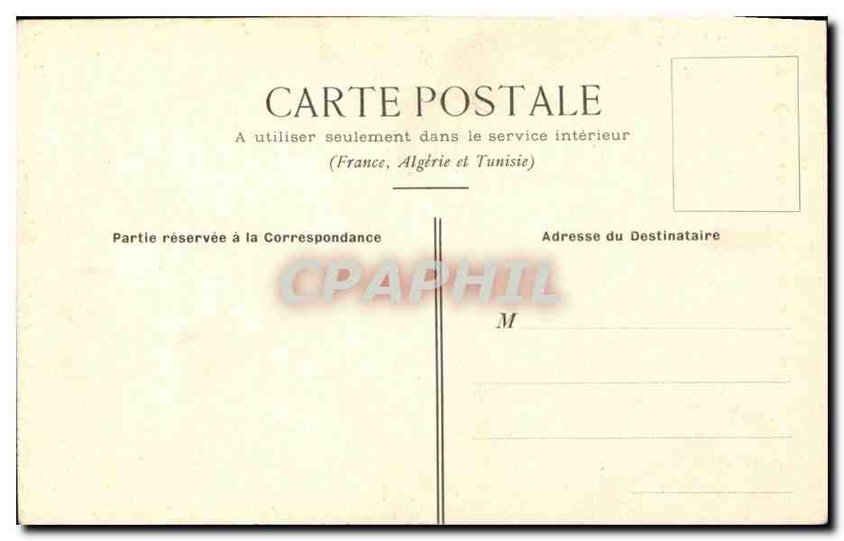 CPA Fontaine Necker Impasse de La Poissonnerie — Verso