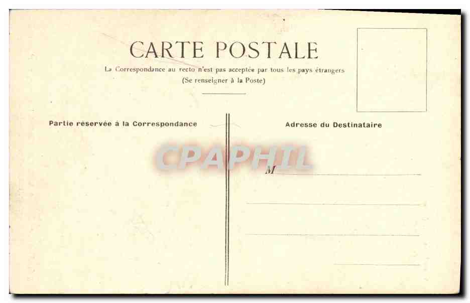 CPA Hotel ou Habita Andre Duchesne Historien mort en 1640 Rue Saint Andre des Arts — Rückseite