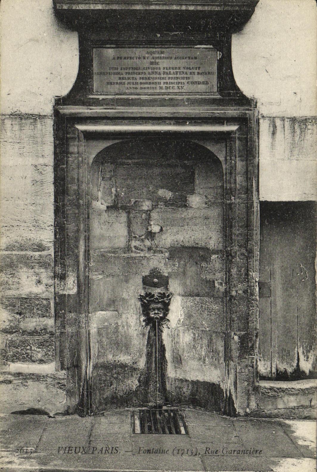 CPA Vieux Paris Fontaine Rue Garanciere