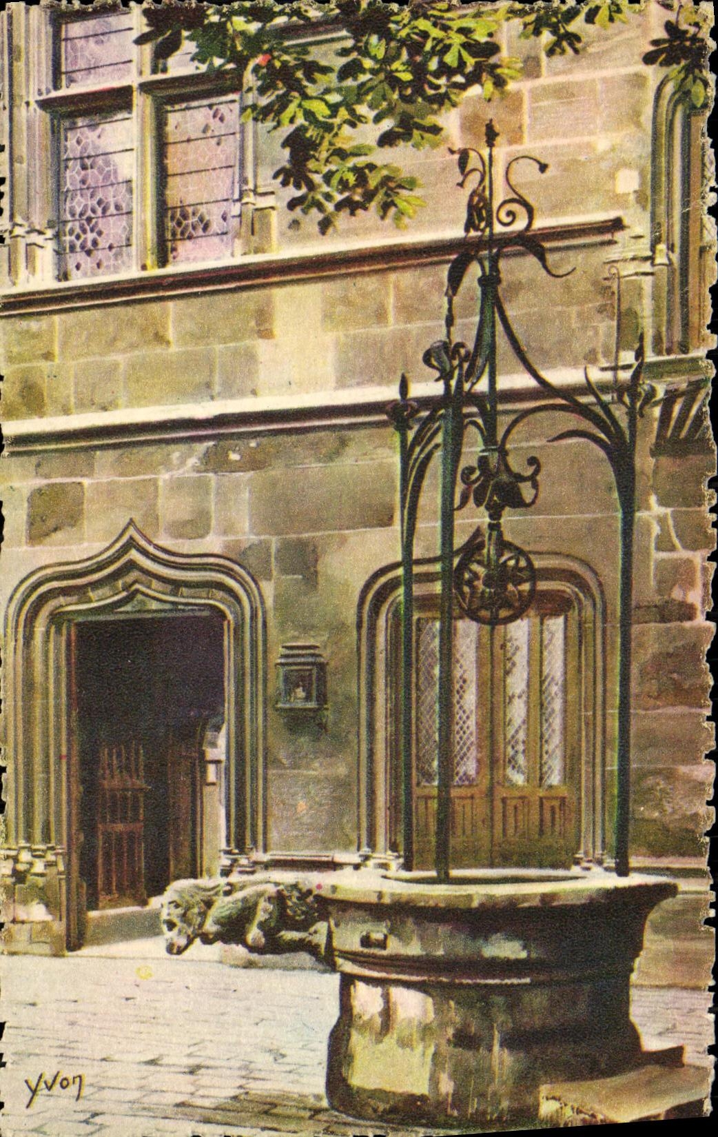 CPA Paris En Flanant Musee de Cluny Le vieux puits