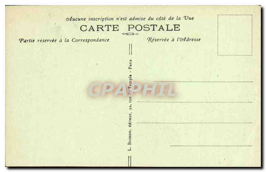 CPA Paris Eglise Saint Germain de Charonne  — Rückseite