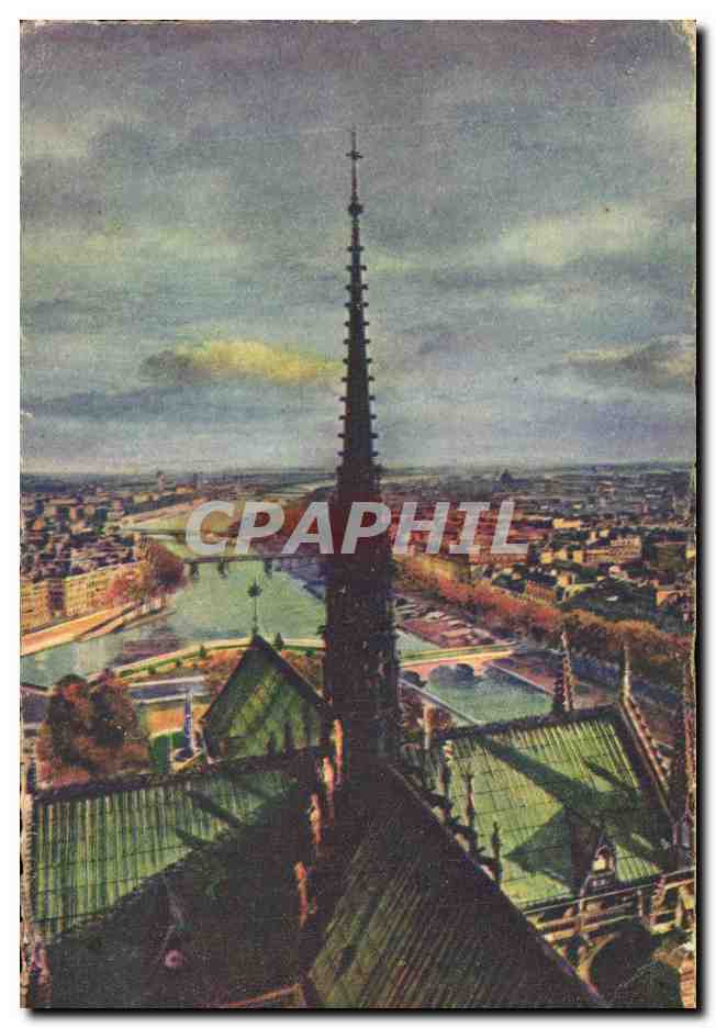 CPA Paris En Flanant Transept de Notre Dame 