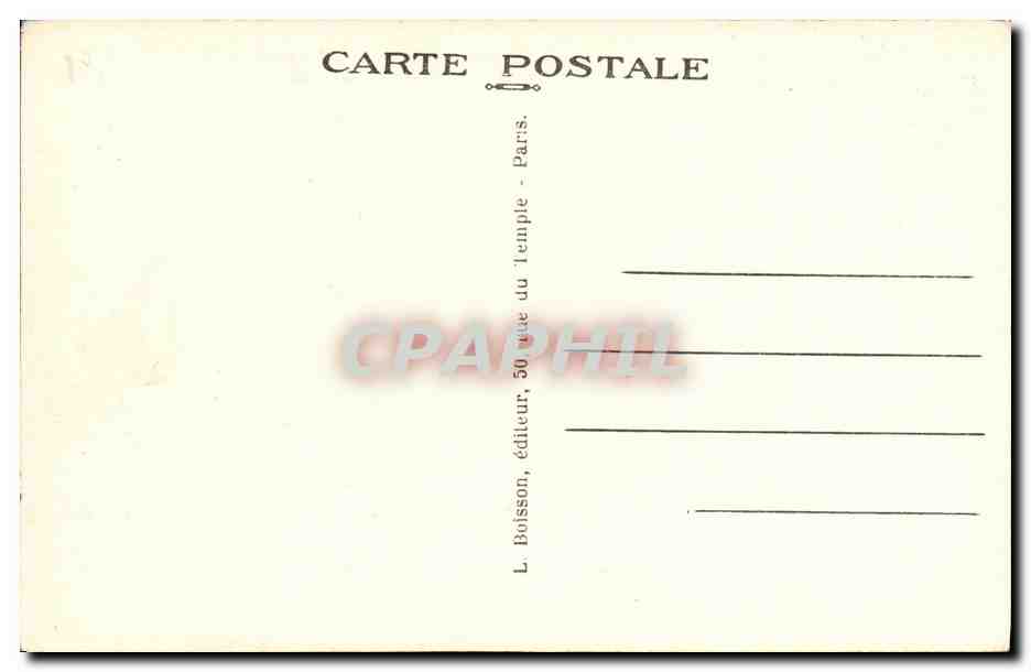 CPA Paris Montmartre Coin Champetre du Moulin de la Galette — Rückseite