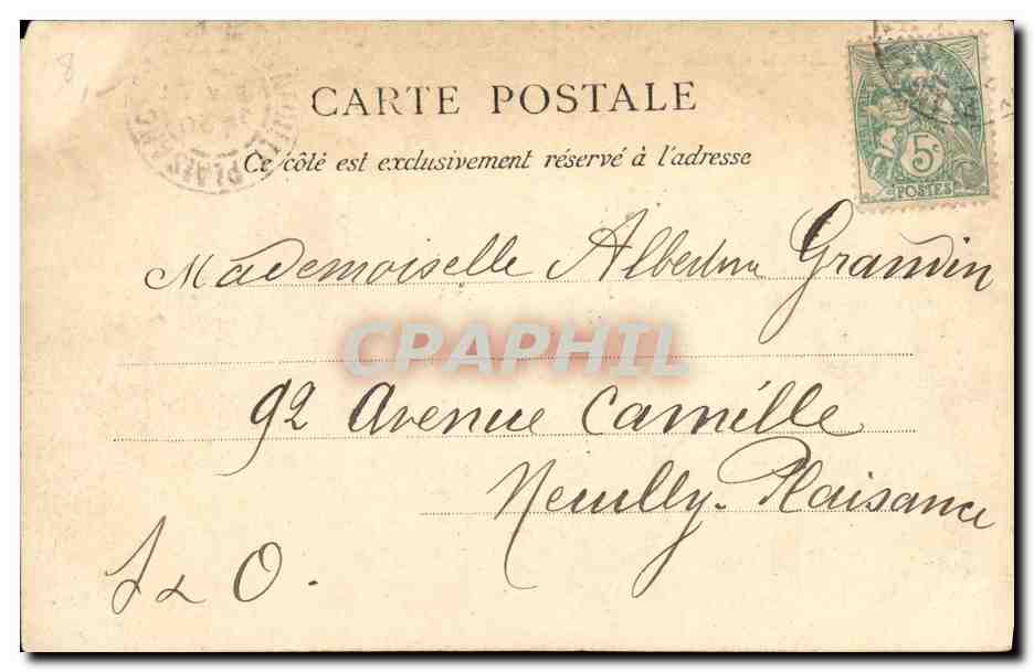 CPA Paris Ecole militaire Chevaux Militaria — Rückseite