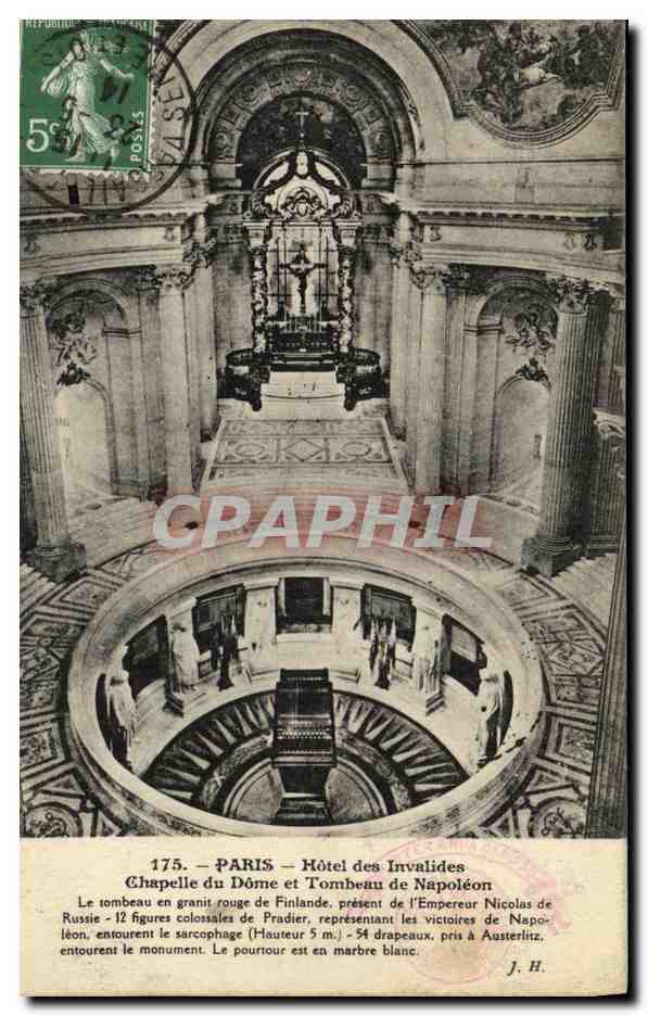 CPA Paris Hotel des Invalides Chapelle du Dome Et Tombeau de Napoleon 1er