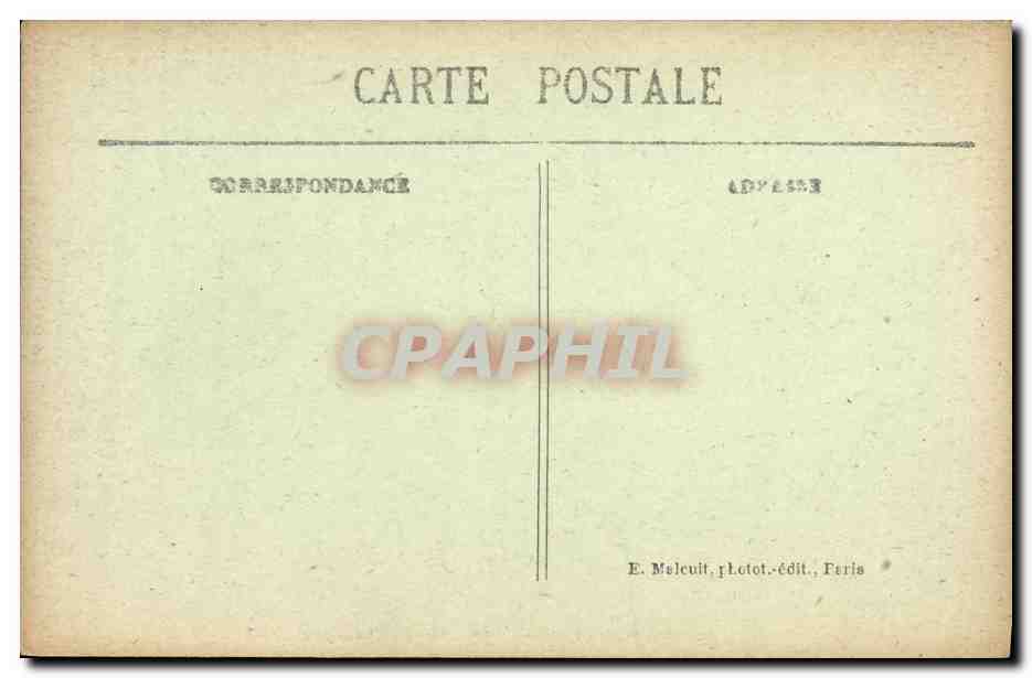 CPA Suresnes Chateau des Landes L Orangerie — Rückseite