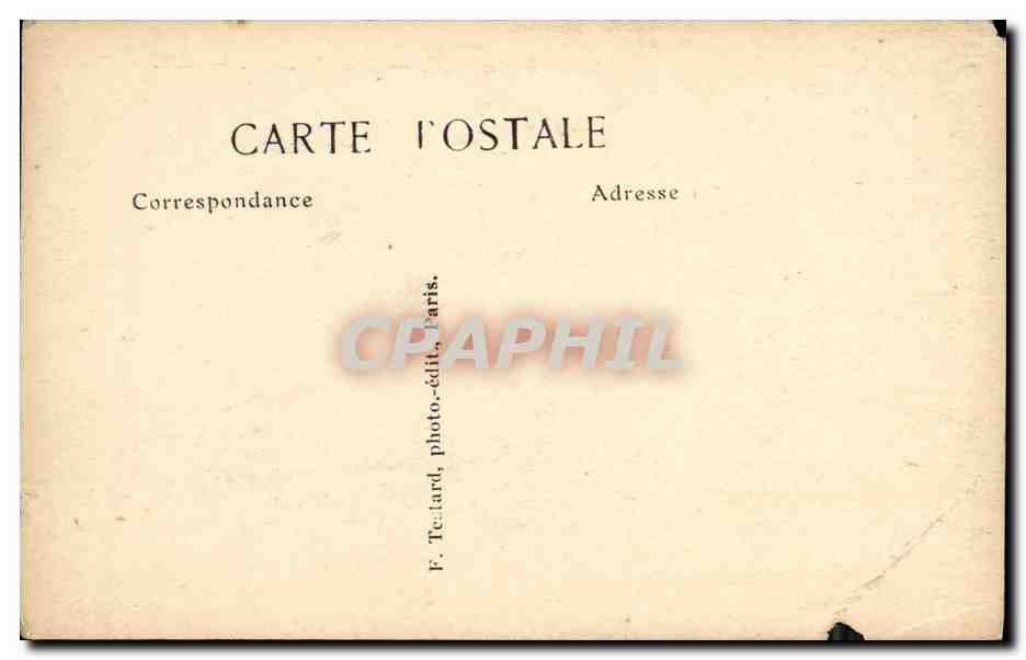 CPA Suresnes Rue de liege Restaurant au petit Rose — Rückseite