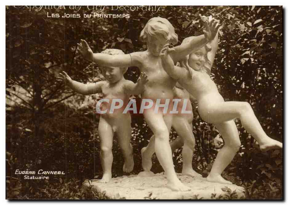 CPA Exposition des Arts decoratifs Paris Les Joies Du Printemps 